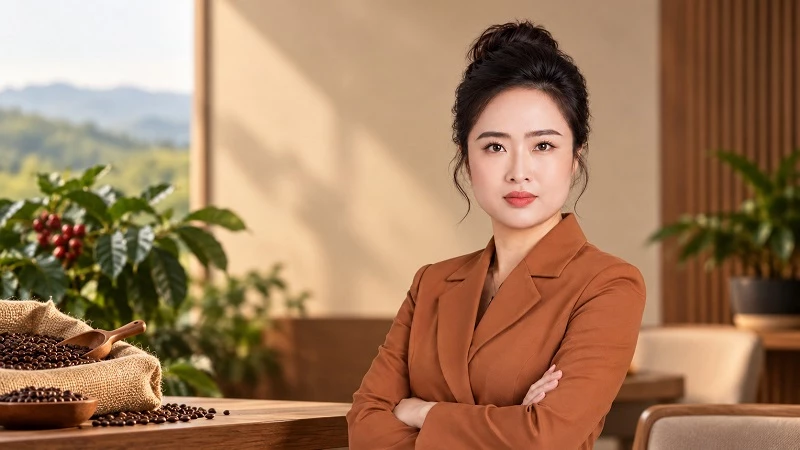 Bà Đinh Nguyễn Thuỳ Dung - Giám đốc Công ty TNHH Hồ Phượng, được bầu giữ chức Chủ tịch Hội.Người sản xuất cà phê bền vững tỉnh Lâm Đồng nhiệm kỳ 2026 - 2031 