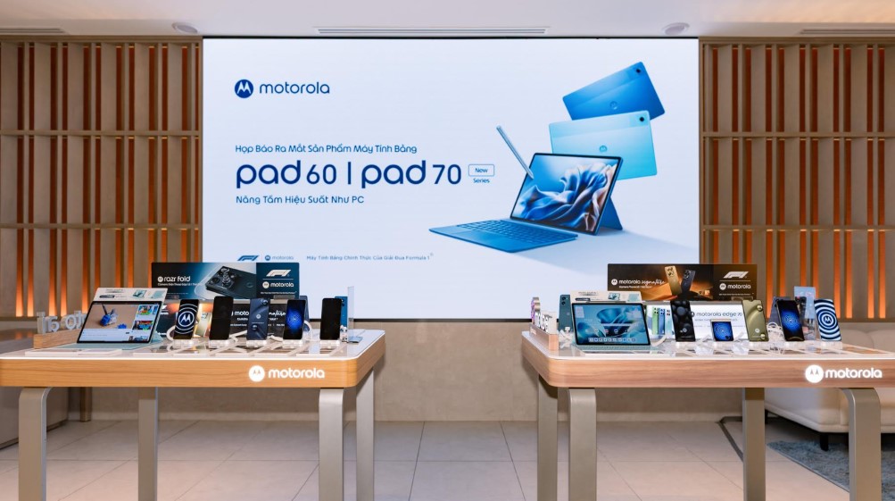 Motorola ra mắt thế hệ máy tính bảng hiệu suất mạnh Moto Pad