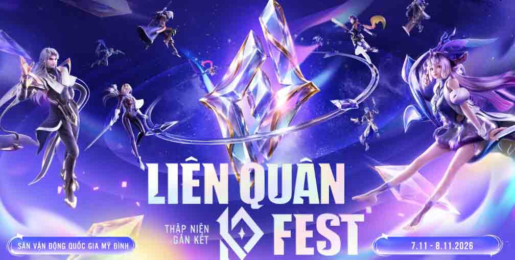 Garena sắp tổ chức Liên Quân 10 Fest