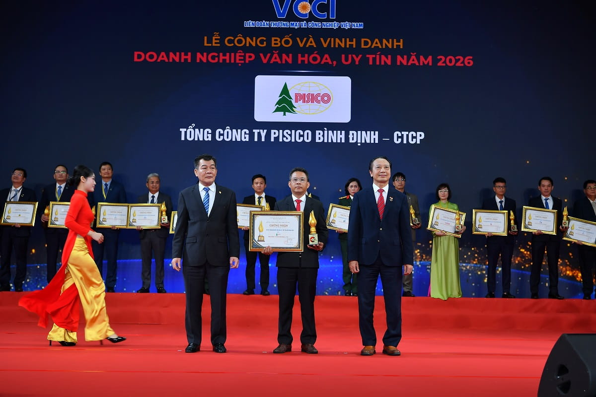 PISICO được vinh danh Top 100 doanh nghiệp văn hóa, uy tín năm 2026