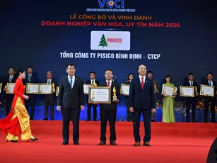 PISICO được vinh danh Top 100 doanh nghiệp văn hóa, uy tín năm 2026