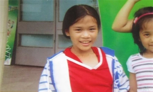 Nữ sinh Nguyễn Thị Cúc trước khi mất tích.