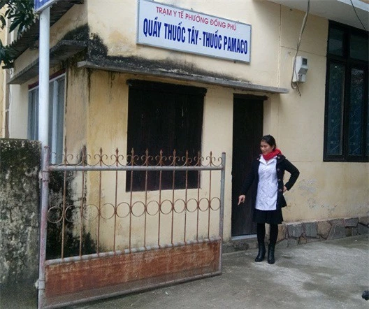 Trạm Y tế phường Đồng Phú, nơi phát hiện trẻ sơ sinh bị bỏ rơi. Ảnh: Vietnamnet