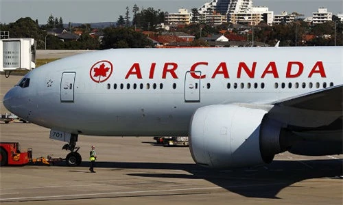 Chiếc máy bay của hàng hàng không Air Canada 