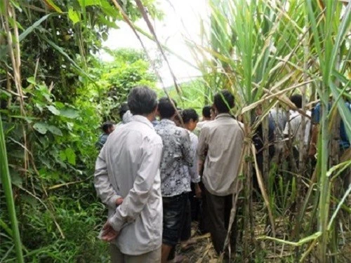 Người đàn ông trong phút không tỉnh táo đã ôm mìn tự sát tại vườn mía.