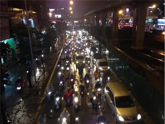 Hà Nội, mưa, tắc đường