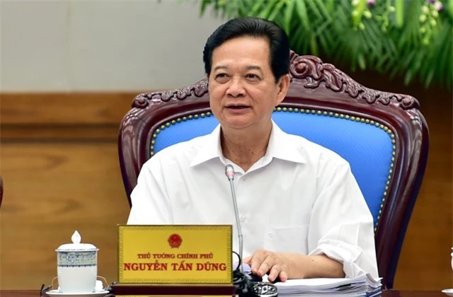 Thủ tướng Chính phủ Nguyễn Tấn Dũng chủ trì phiên họp. (Ảnh: VGP/Nhật Bắc).