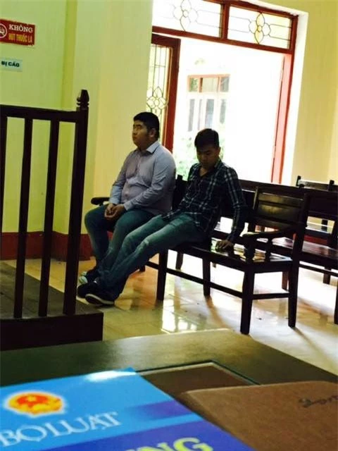 Nguyễn Đức Thuận tại phiên tòa xét xử. 
