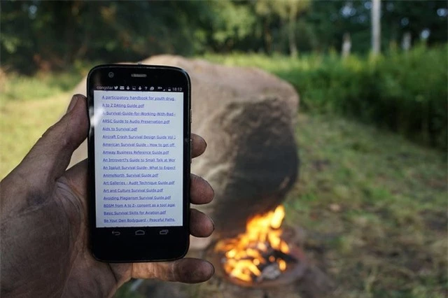 Chỉ cần đốt nóng, tảng đá có thể giúp những chiếc Smart Phone truy cập Internet bằng sóng Wi-Fi.