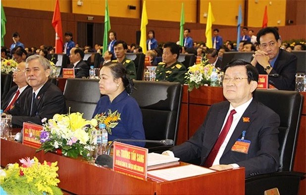 Chủ tịch nước Trương Tấn Sang đến dự và chỉ đạo Đại Hội
