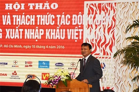 Thứ trưởng Bộ Công Thương Đỗ Thắng Hải phát biểu tại hội thảo