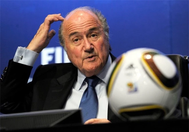 ông Sepp Blatter, chủ tịch Liên đoàn bóng đá thế giới (FIFA).