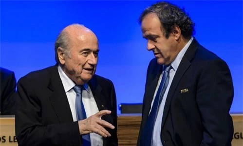 Ông Blatter và Platini từng có mối quan hệ thân thiết.