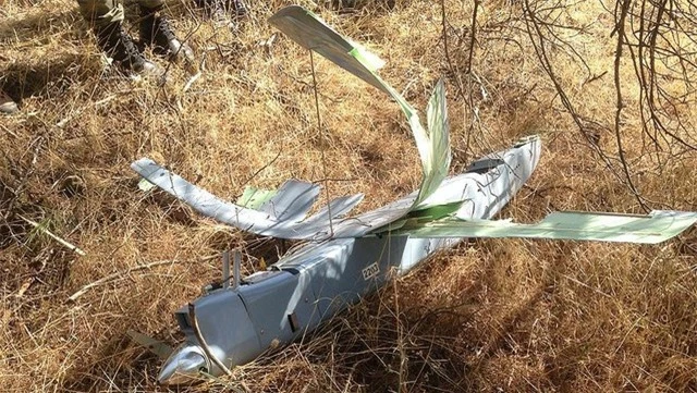 chiếc máy bay không người lái bị Thổ Nhĩ Kỳ bắn hạ.