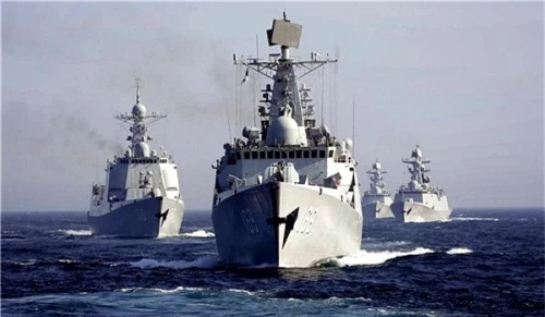 Tàu chiến thuộc Hạm đội Caspi của Nga.
