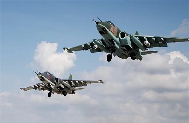 Các máy bay chiến đấu của Nga tham gia chiến dịch không kích tại Syria.