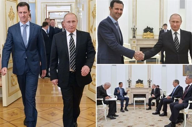 Tổng thống Syria Bashar Assad đã có cuộc hội đàm với Tổng thống Nga Vladimir Putin tại điện Kremlin vào tối 20/10.
