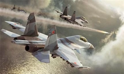 Sức mạnh của tiêm kích Sukhoi Su-30SM của Nga.