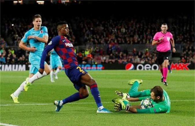 Barca 0-0 Slavia Prague: Siêu nhân Messi bất lực trước thủ thành vô danh