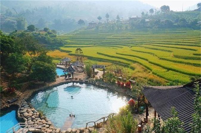 Được ví như 'tiểu Bali', suối nước nóng Yên Bái có gì hút giới trẻ