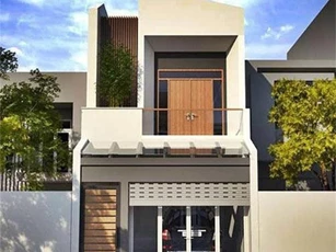 Mẫu nhà phố 2 tầng tuyệt đẹp cho khu đất mặt tiền hẹp