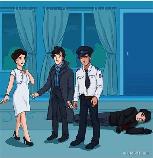 'Đau đầu' trước câu đố thám tử siêu khó dưới đây