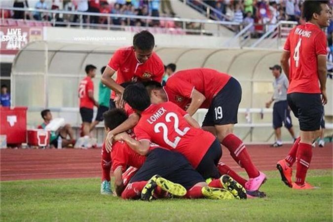 Lào chính thức giành vé dự VCK U19 châu Á sau chiến thắng hủy diệt