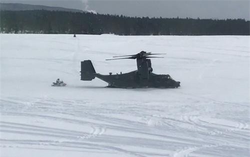 Mỹ tích hợp 'ván trượt tuyết' đặc biệt cho CV-22 Osprey