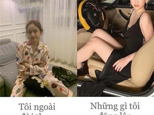 Thúy Vi hài hước khoe nhan sắc đời thực khiến fan thích thú