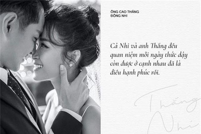 10 câu nói ngôn tình của Đông Nhi và Ông Cao Thắng