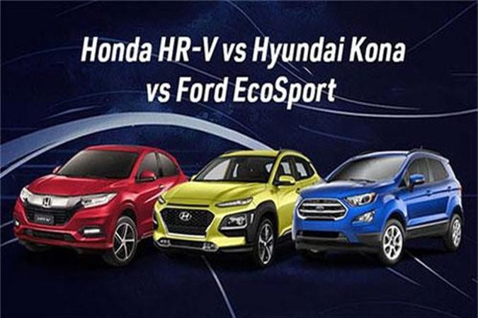 Hyundai Kona, Ford EcoSport, Honda HR-V tiếp tục giảm giá sốc tại Việt Nam