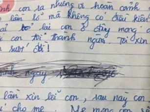 Bé trai 1 tuổi bị bỏ rơi kèm lời nhắn "mẹ ngàn lần xin lỗi con"
