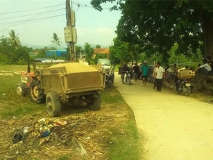 Bình Định: Máy cày tông, bé gái 3 tuổi chết thương tâm