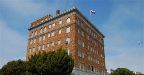 Đại sứ quán Nga công bố hình ảnh "Mỹ xâm nhập tài sản Nga"