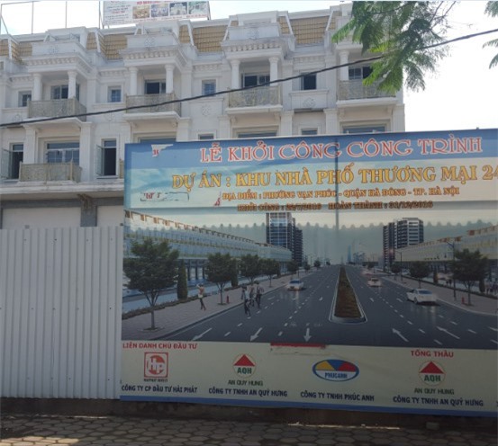 Dự án Shophouse 24h Hà Đông: Chủ đầu tư Hải Phát mập mờ, “gợi ý” khách hàng vi phạm TTXD?