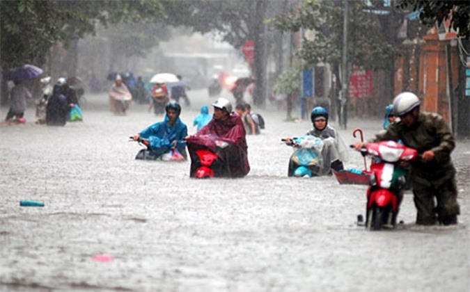 Dự báo thời tiết 29/5: Cảnh báo Hà Nội ngập lụt sau mưa dông