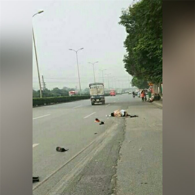 Cảnh sát giao thông bị kéo lê trên đường 5, truy bắt xe gây tai nạn