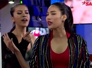 Minh Tú "bà chằn" quát nạt Lan Khuê dù đang lên sóng