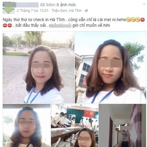 Nghẹn ngào tiếc thương nữ giám thị xinh đẹp bị giết hại