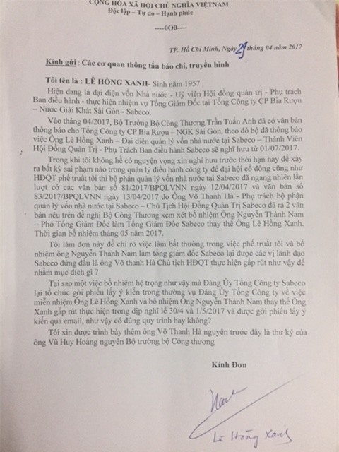 Nhân sự cấp cao tại Sabeco vẫn lình xình như vốn có