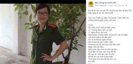 Rơi nước mắt đọc bài thơ thay lời Huyền Trâm gửi tới chồng