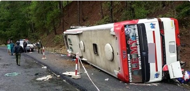 Tai nạn trên đèo Prenn: Xe khách Lê Mỹ không có giấy phép hoạt động