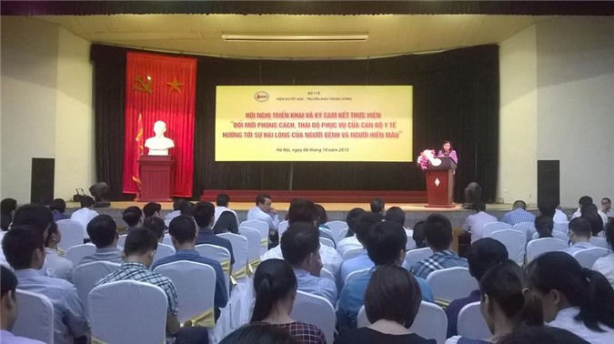 Viện Huyết học truyền máu TW ký cam kết đổi mới thái độ phục vụ bệnh nhân