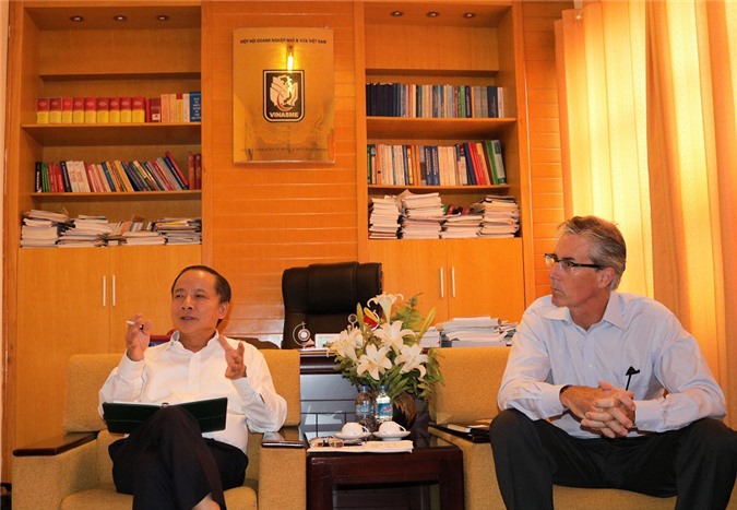 VINASME làm việc với tổ chức hỗ trợ doanh nghiệp toàn cầu của Mỹ