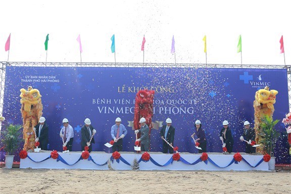 Vingroup khởi công bệnh viện gần 2.000 tỷ đồng tại Hải Phòng