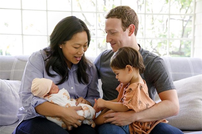 Xúc động tâm thư CEO Facebook gửi cô con gái thứ 2 vừa chào đời