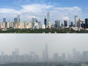 Bầu trời Bắc Kinh xám xịt sau lễ duyệt binh khổng lồ