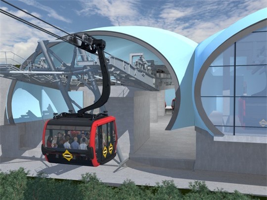 Xây dựng cáp treo vượt biển dài nhất thế giới ở Phú Quốc