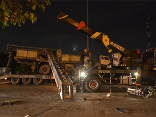 Tai nạn nghiêm trọng trên quốc lộ 1A, một người chết thảm