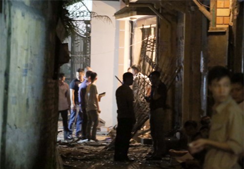 Hà Nội: Nhà ở ngõ Thông Phong phát nổ, 1 người chết tại chỗ